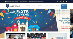 Desktop Screenshot of colegiomaryward.com.br